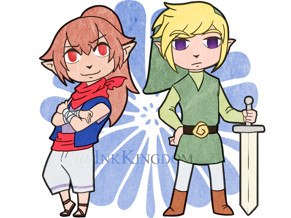 Chibi - Flat Color w/BG